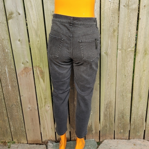 NWT Massimo Dutti Black Crop Jeans Size 2 - Picture 8 of 15